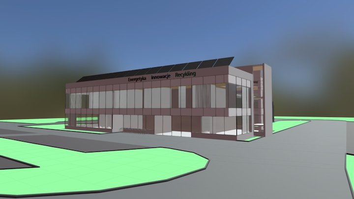 Biuro z zapleczem produkcyjnym 3D Model