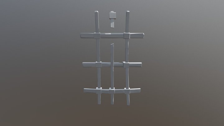 Bars Metal 06 3D Model