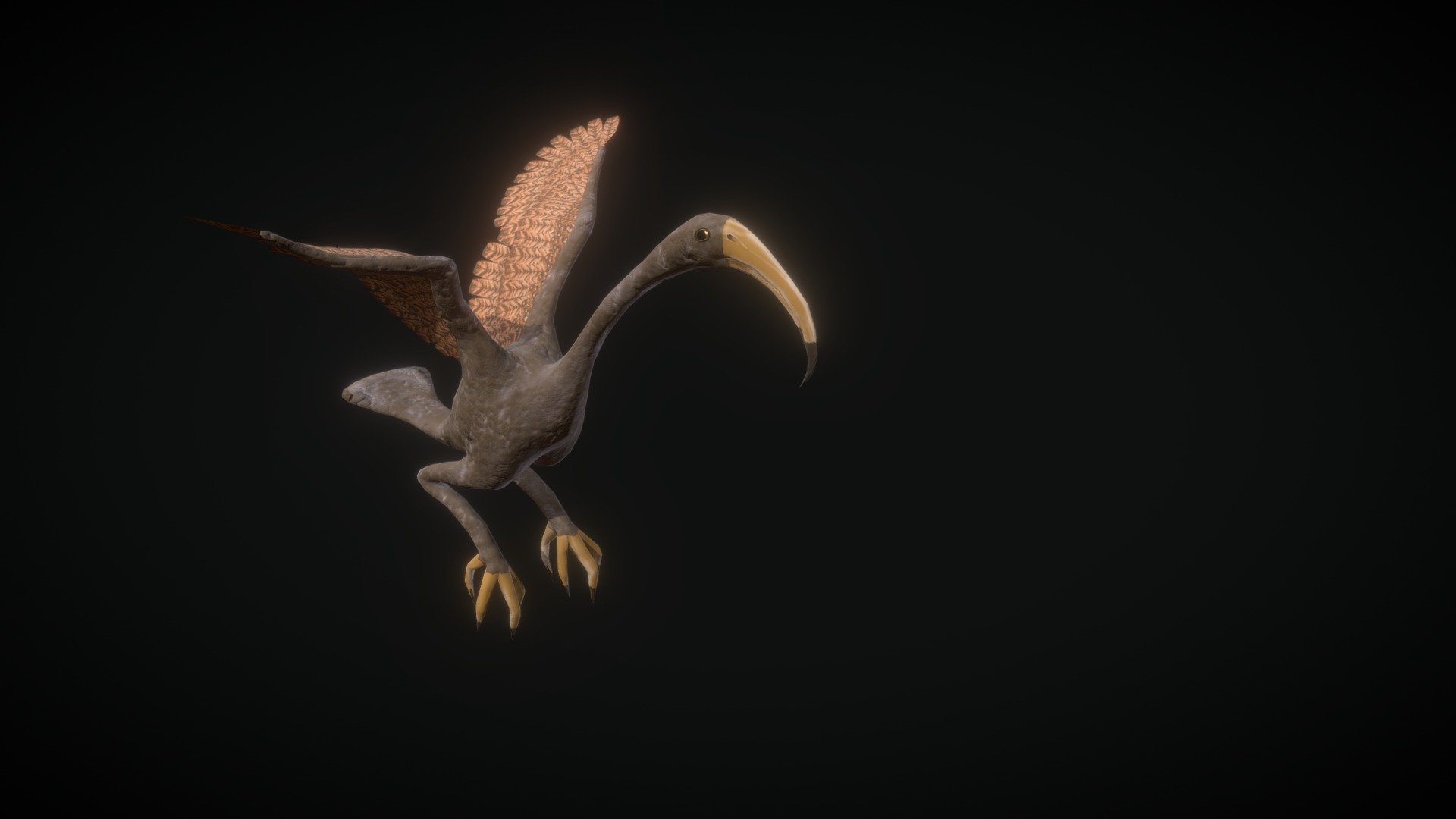 Animated Bird Character for Games