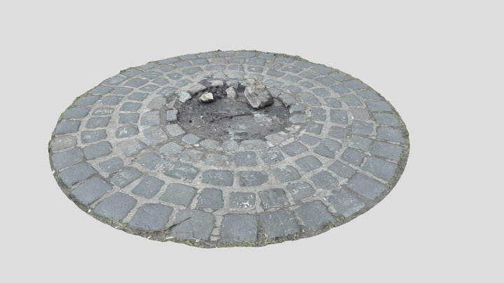 Free baked scan - Fireplace 3D Model