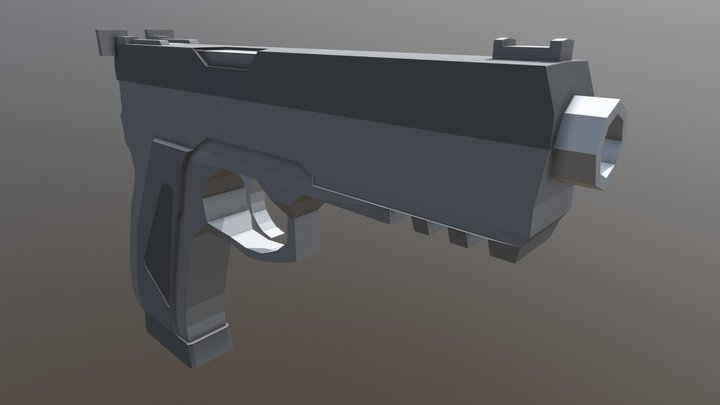CZ 75 [LowPoly] 3D Model