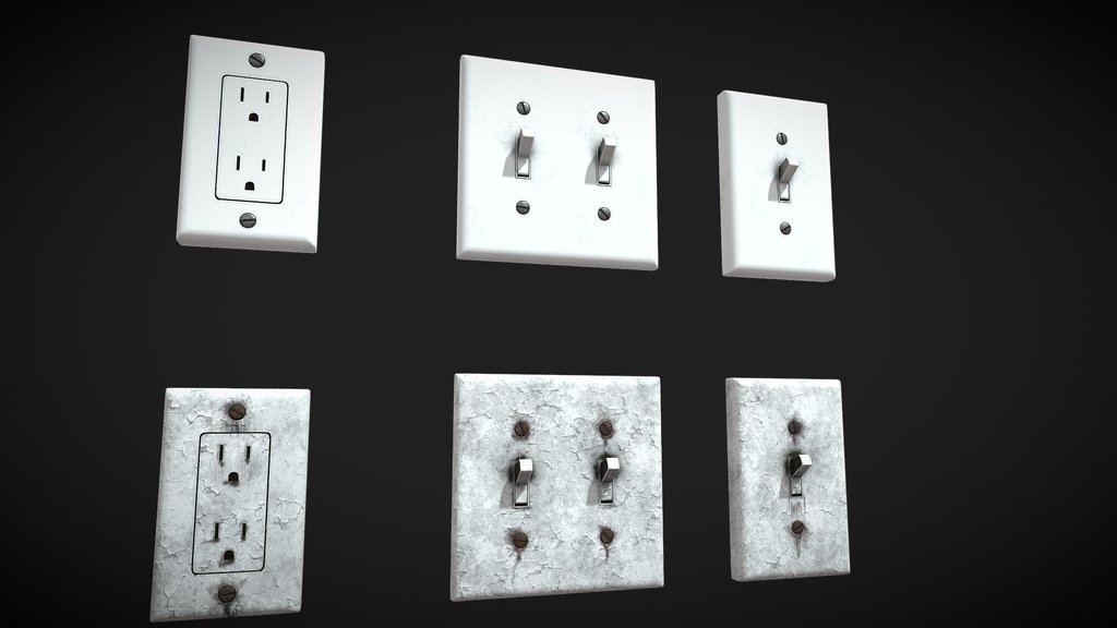 Light Switch Outlet - 7MB - 2PART