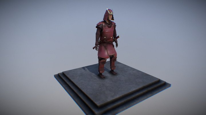 AS3 Character [Samurai Character] 3D Model