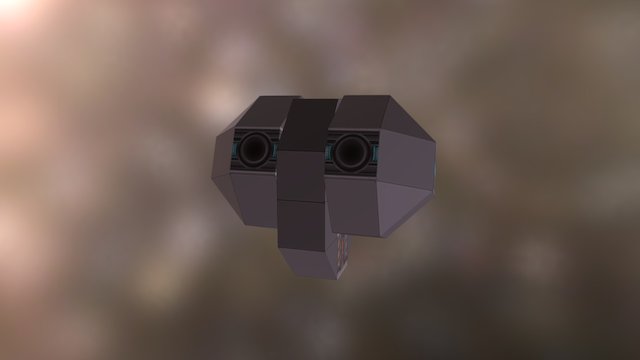 Starmade Tiny Pdt Grey 3D Model