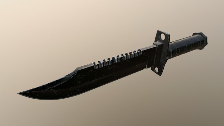 Survival Knife King 1 (HR) 3D Model