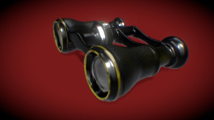 VINTAGE Opera Glass binoculars "Busch Sonett" 3D Model