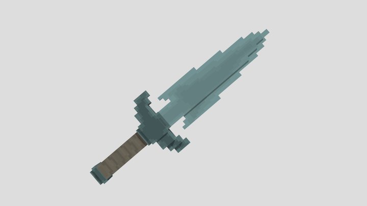 Minecraft-sword 3D models - Sketchfab