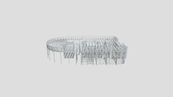 Надстройка из ЛСТК 3D Model