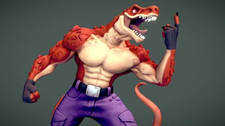 Genghis Rex 3D Model