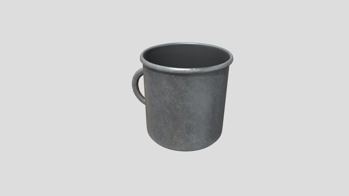 cup_mid-poly 3D Model