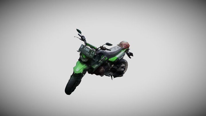 Kawasaki KSR 110 3D Model
