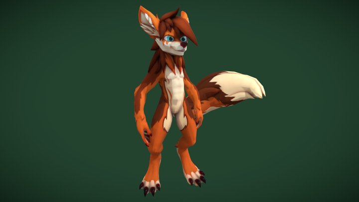 Fox 3D Model
