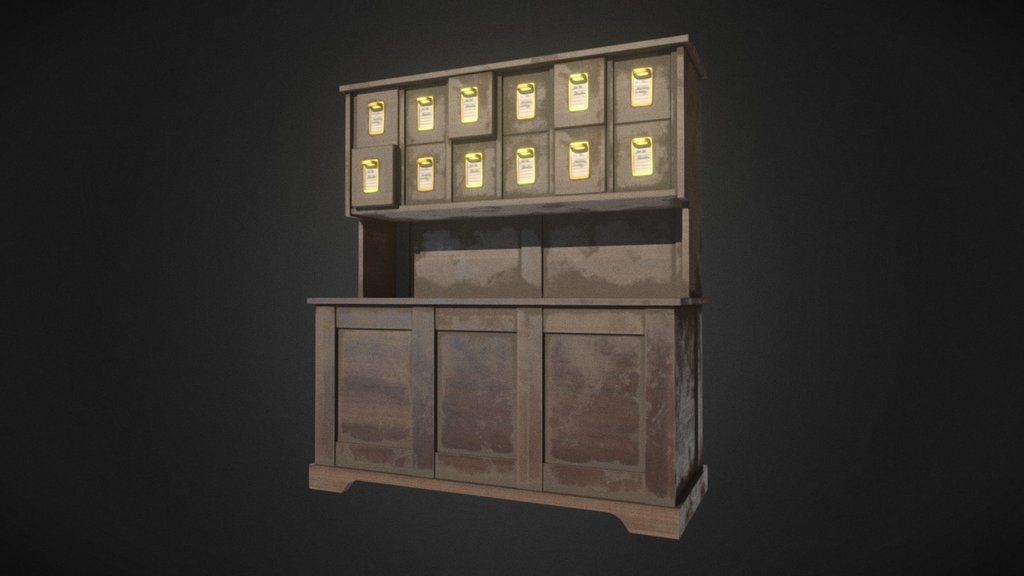 Cabinet - 3D model by Philipp Hett (@philhett) [e0f6bcd] - Sketchfab