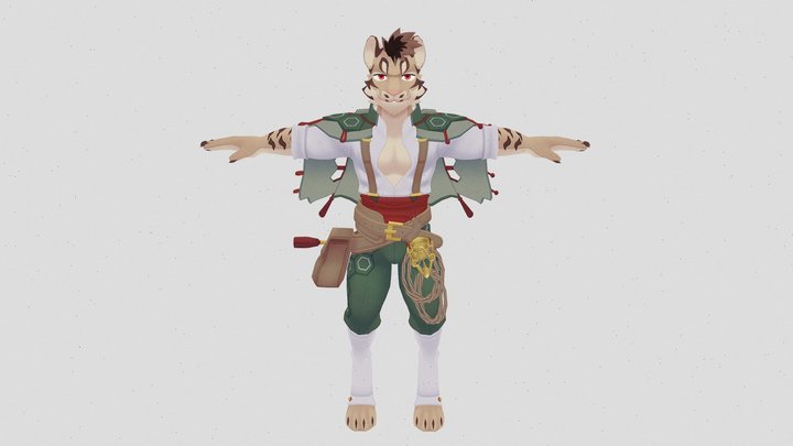 廖天碇LIAO TIAN DING—伏魔獸國 ISLAND OF FURMOSA 3D Model