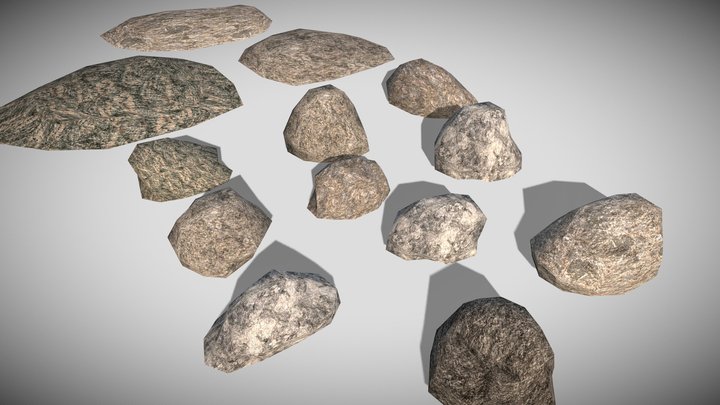 Rock, Reef, Cliff 3D Model