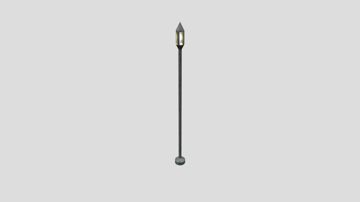 Lowpoly lantern 3D Model