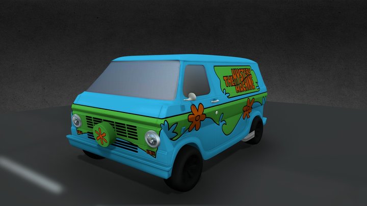 The Mystery Machine 3D Model