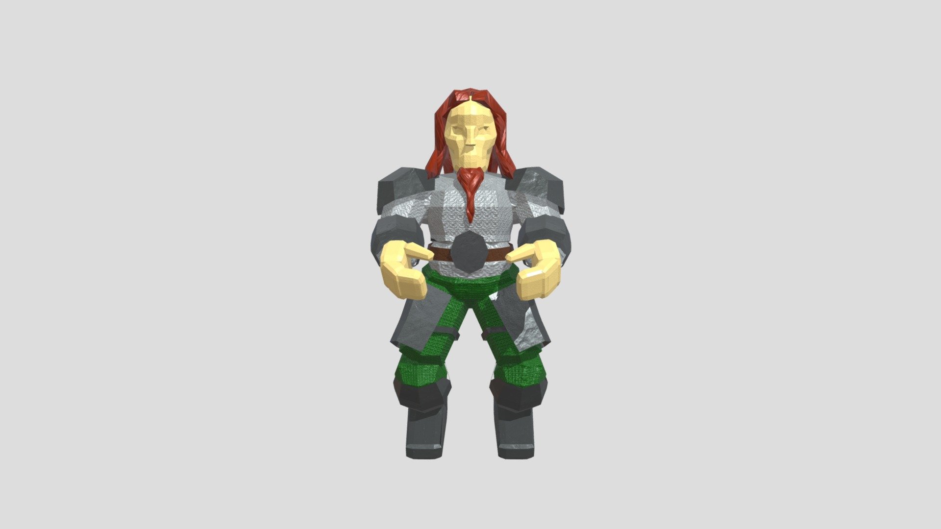 Dwarf Game Character - 3D model by agfa18.ben [e0f8055] - Sketchfab