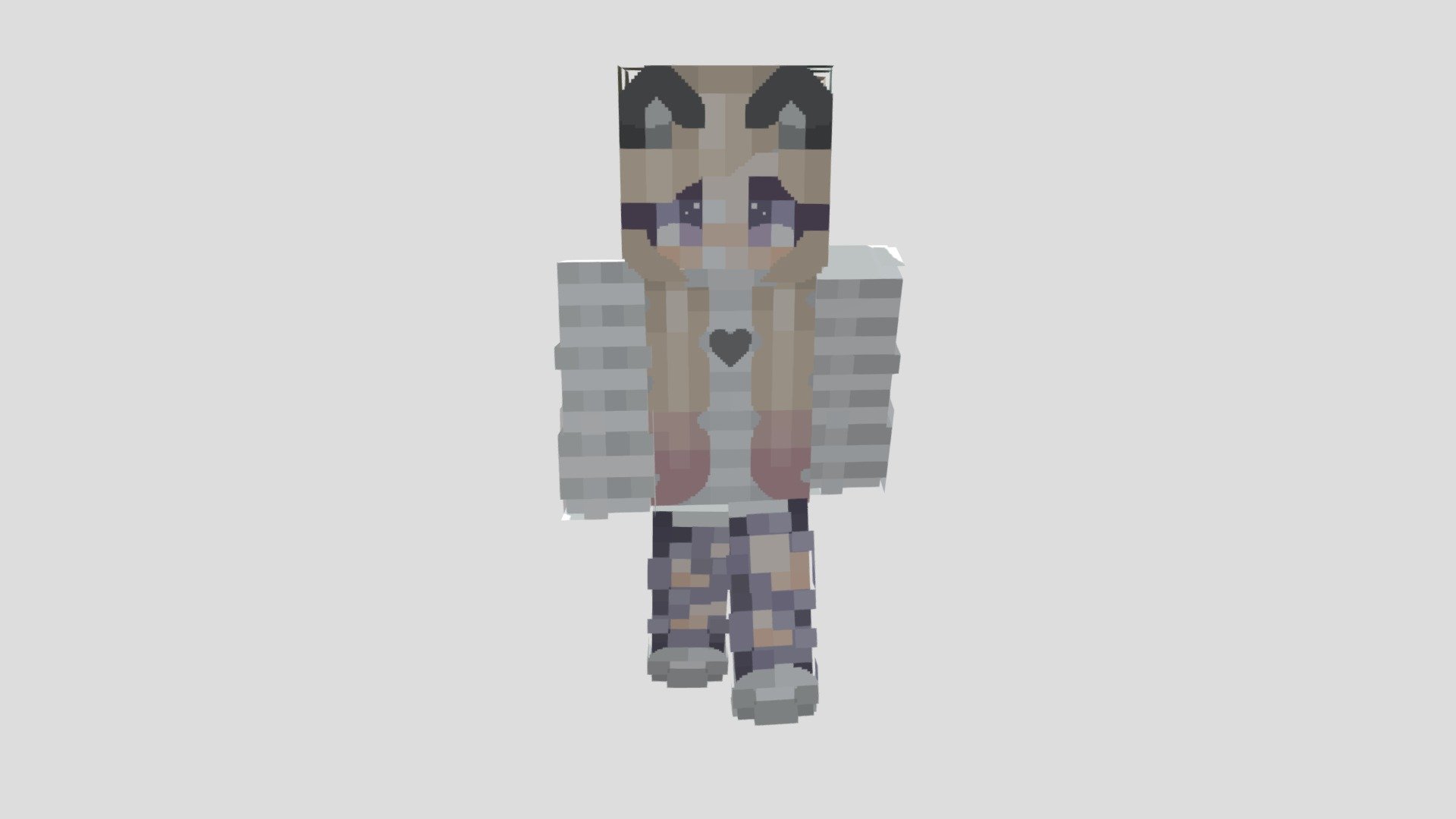 Cute Minecraft Girl 2 - Download Free 3D model by 🌷 ᴘɪɴᴋʜᴇᴀʀᴛ ...