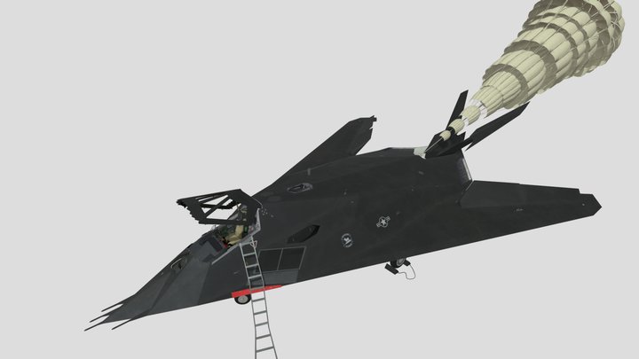 F-117 Nighthawk – Modello 3D gratuito STL