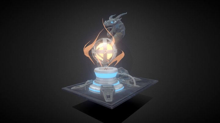 Dragon_lamp 3D Model