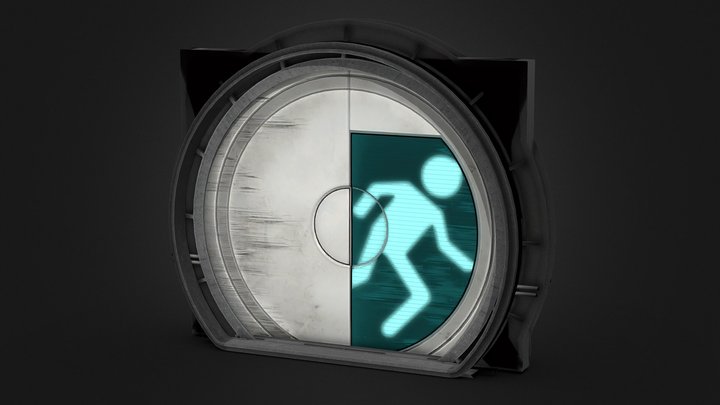 Door - from portal 2 (original) – Modèle 3D gratuit STL