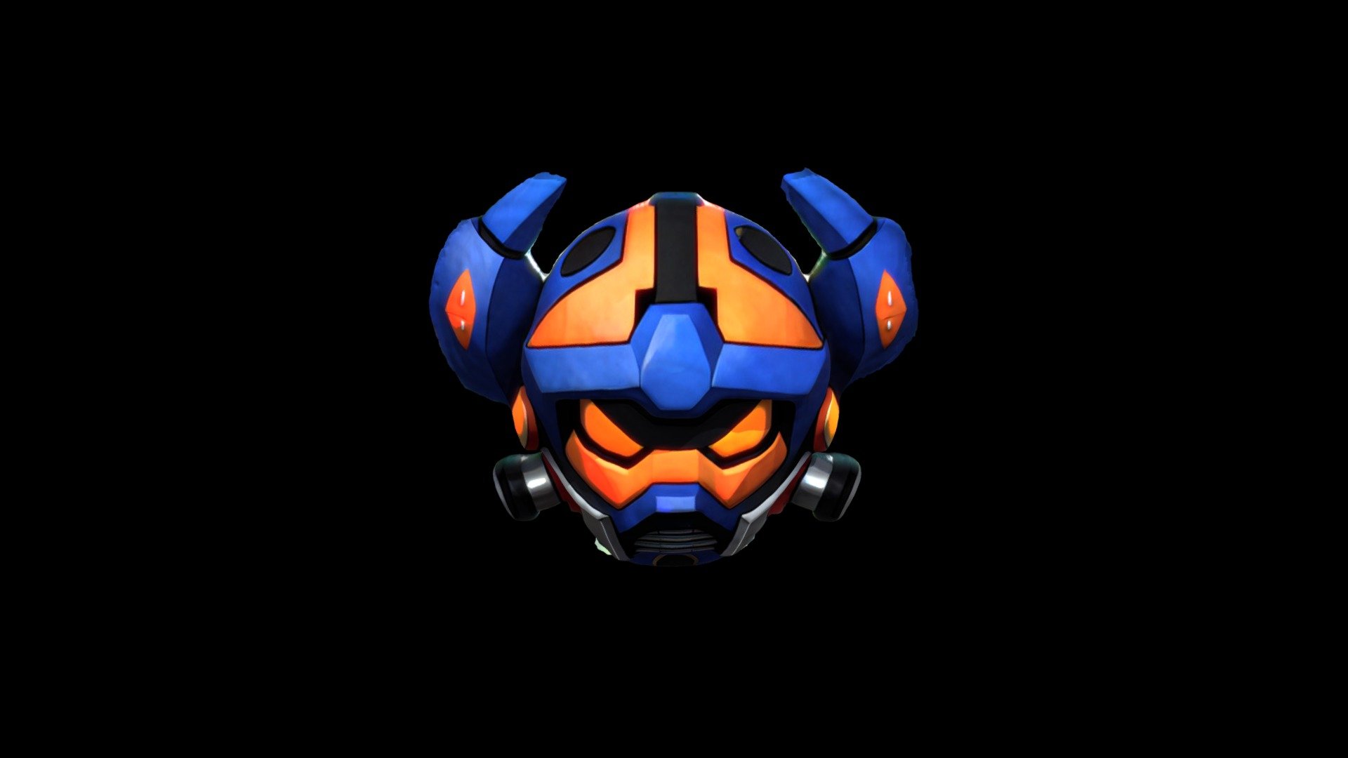 Helmet Mask Robot Cartoon 1215 - Download Free 3D model by klrxyz ...