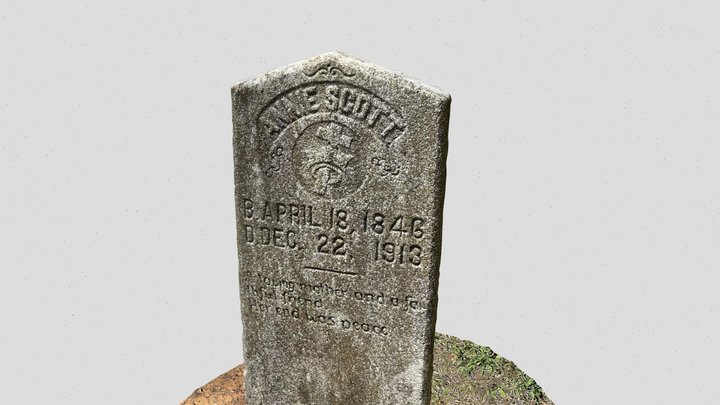 Annie Scott - Pinewood Cemetery – Modèle 3D gratuit STL