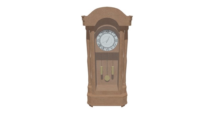 jam lemari 01 3D Model