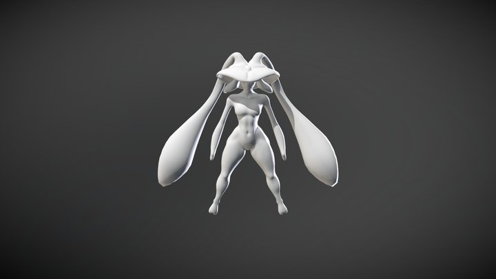 Alien Model 3D Model