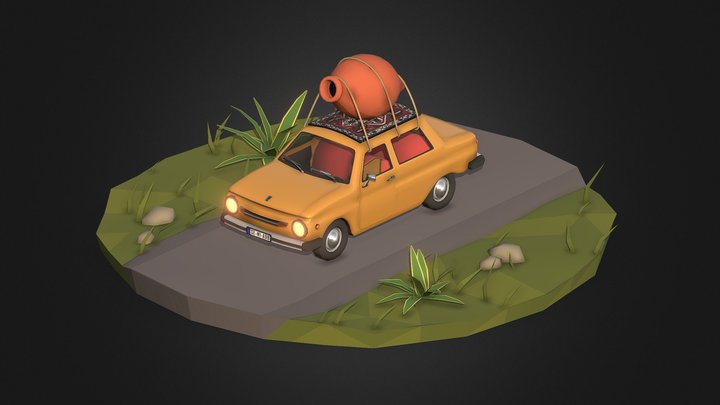 Georgian diorama 3D Model