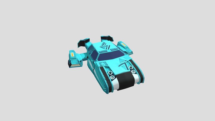 Blue Icy Hovercraft 21