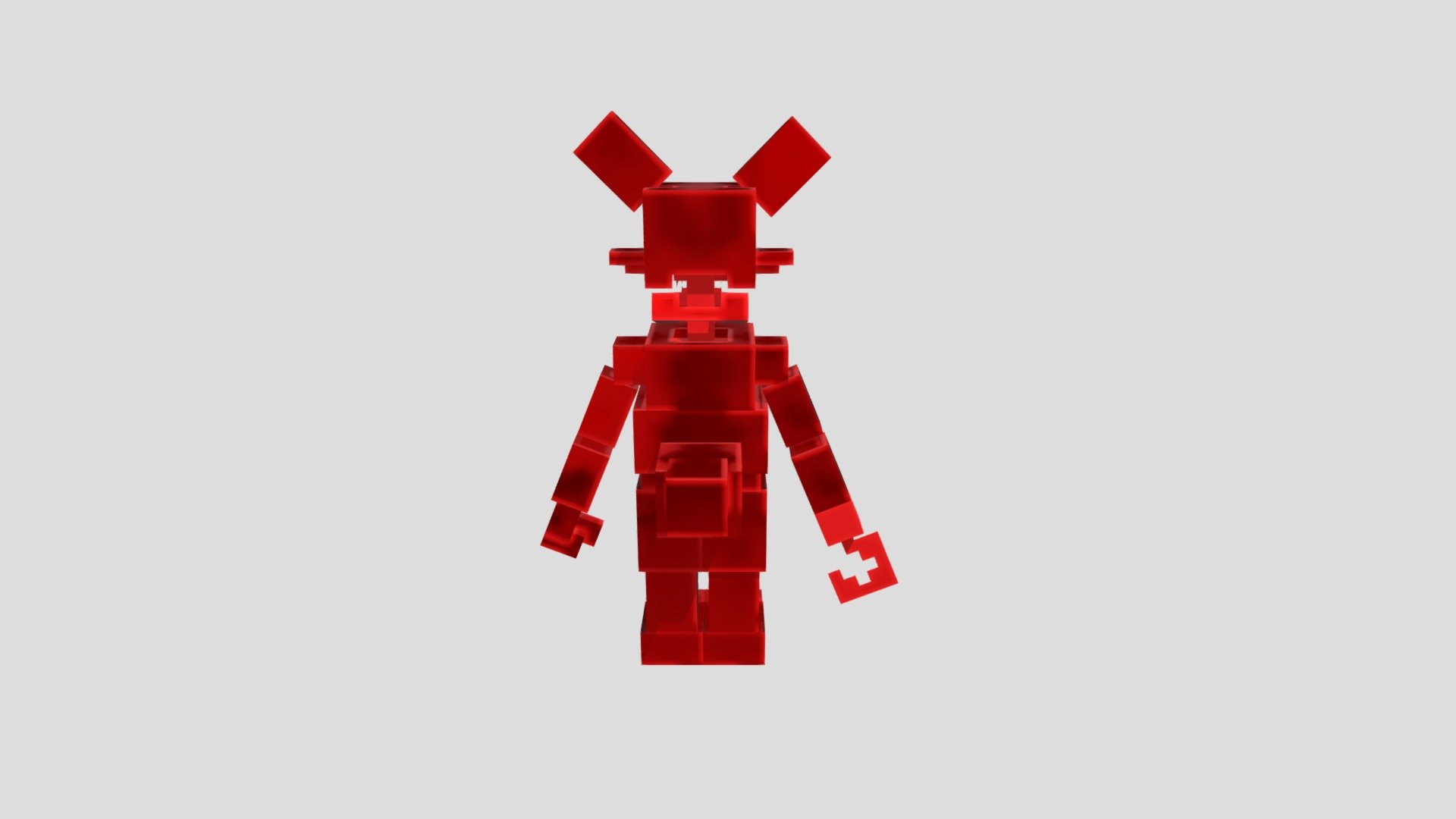 minecraft_toy_foxy_pre-mangle_fnaf - 3D model by GlitchBitFox [e0fc980 ...