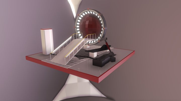 Stargate Scene 3D Model