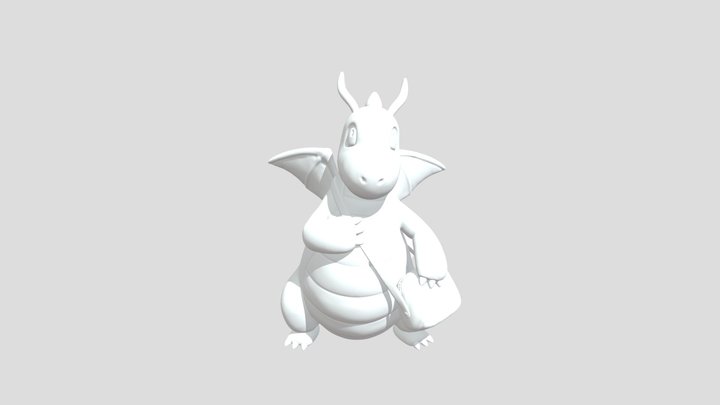 Dragonitem pokemon model 3D Model