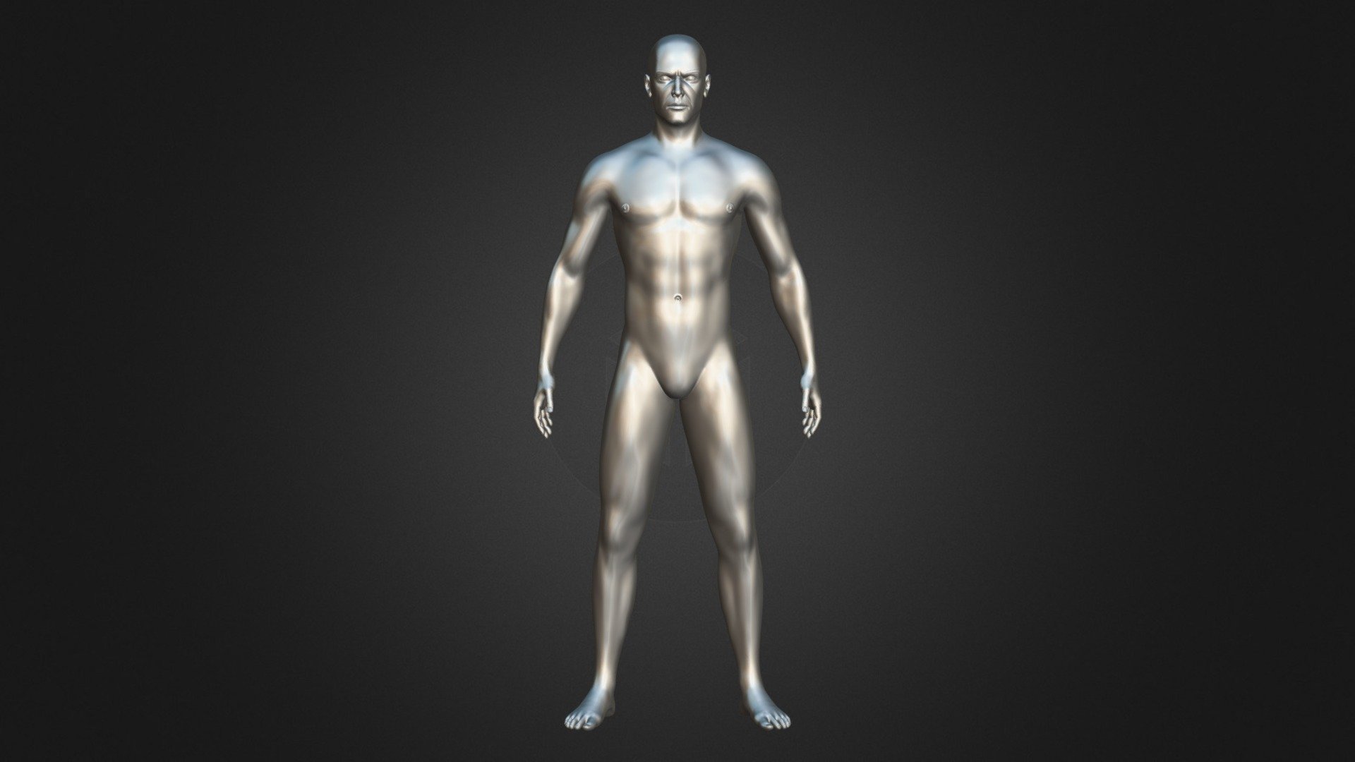 ArtStation - Customize Male Base Mesh-Anime Style