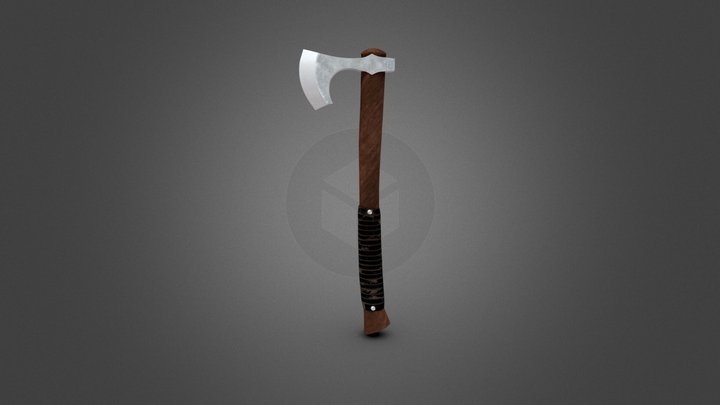Viking Axe 3D Model