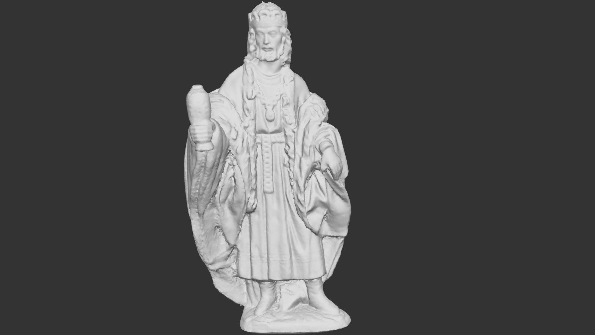Escaneado 3D Figuras del belén - Rey Melchor