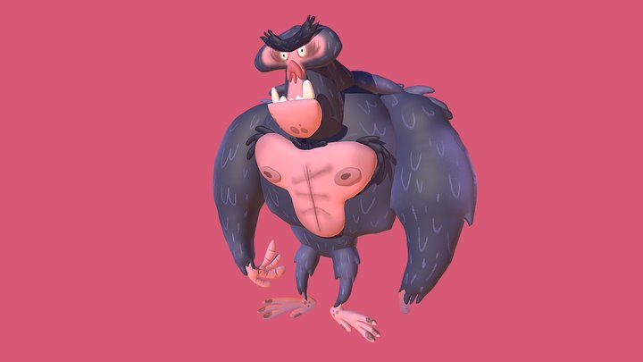 Gorilla 3D Model