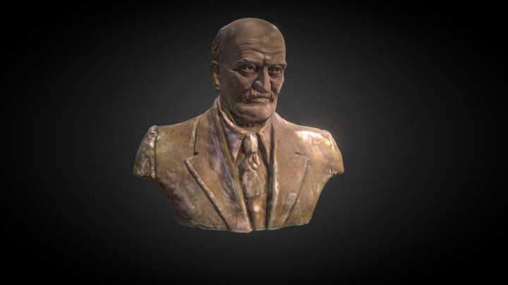 Busto de Tomás Carrasquilla Naranjo 3D Model