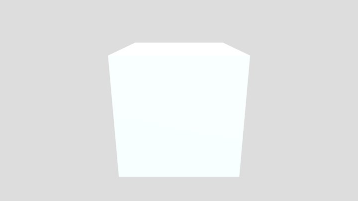 Hyper realistic cube 3D Model