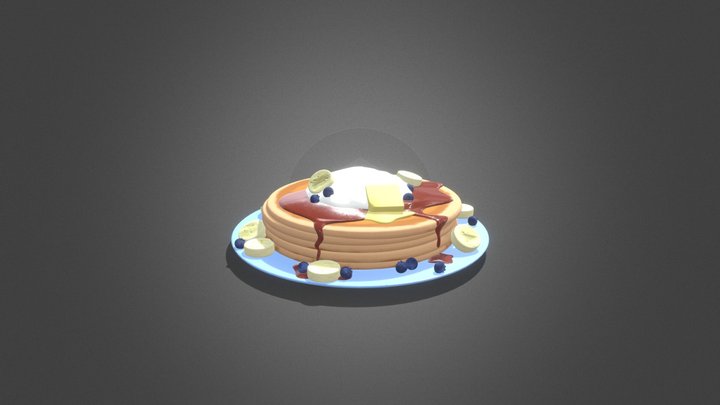 Morning Breakfast 3D Model