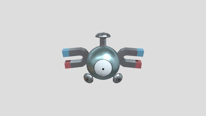 P06 Magnemite (Animated) 3D Model