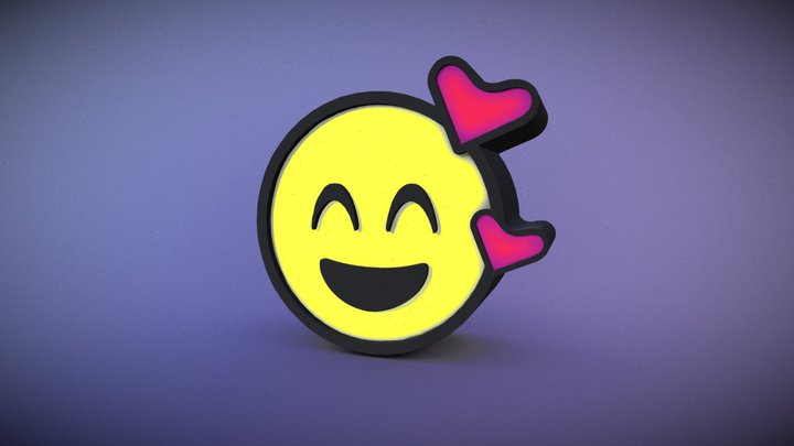 Love Emoji 3D Model