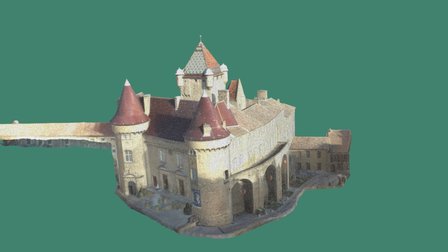 Chateau Aubenas 3D Model