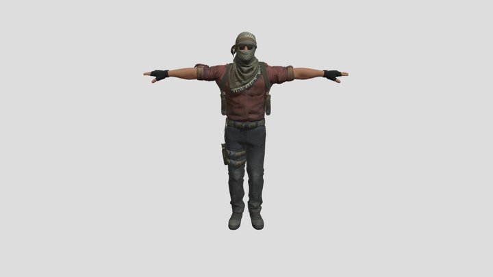 Member of Team: Bomb Planters From CSGO2 3D Model
