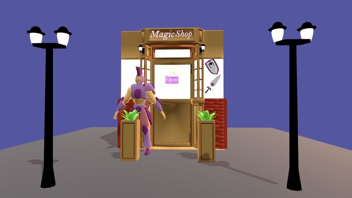 Magic Shop 3D Model