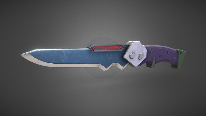 Progressive Knife 3D Model