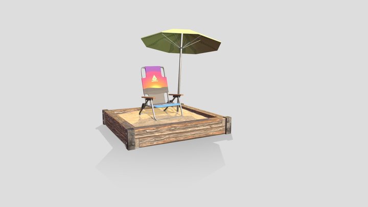 Chase Wilson Final Project- Beach chair 3D Model