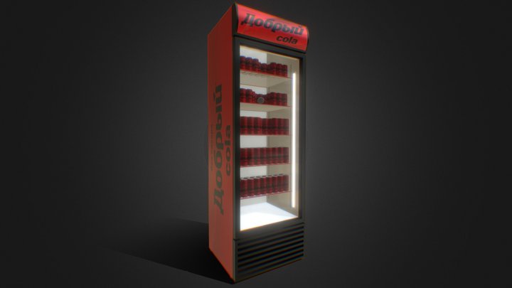 СommercialRefrigerator 3D Model